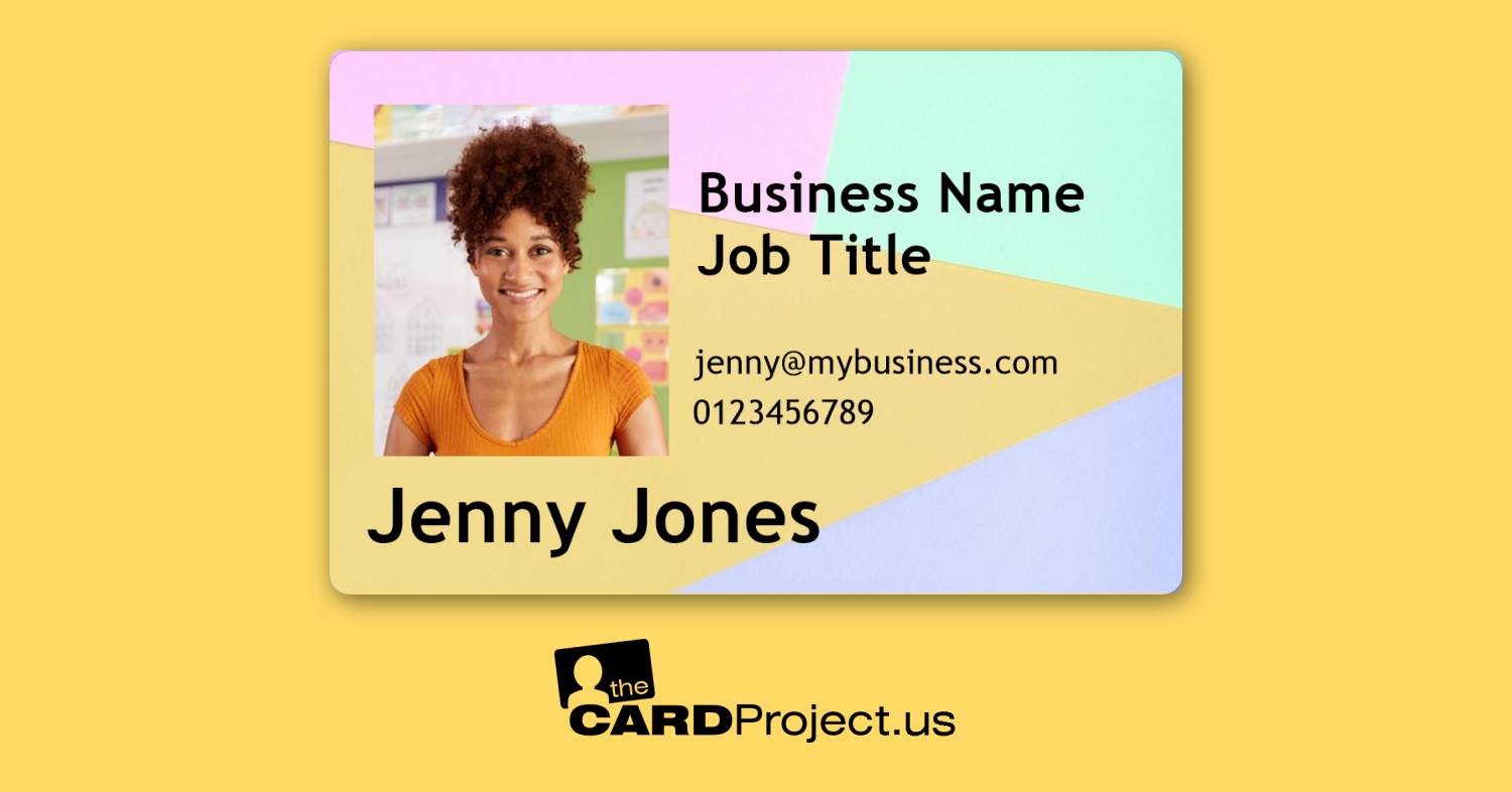 Employee ID Card Double Design 9 (FRONT)